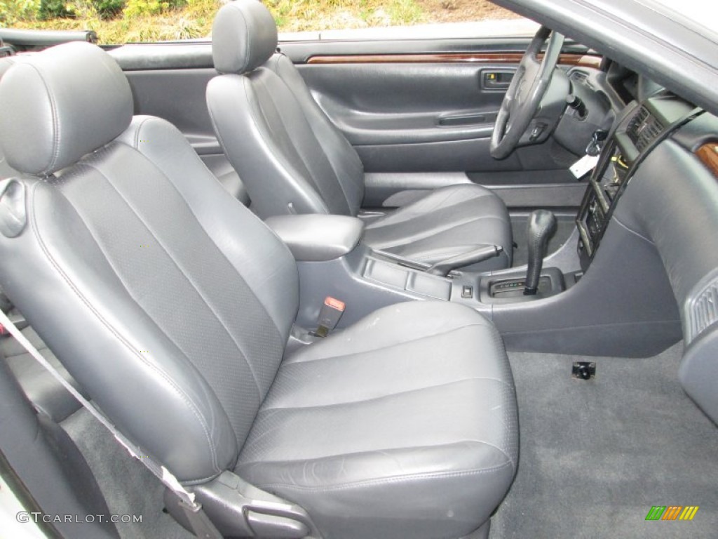 Charcoal Interior 2001 Toyota Solara SLE V6 Convertible Photo #79966526