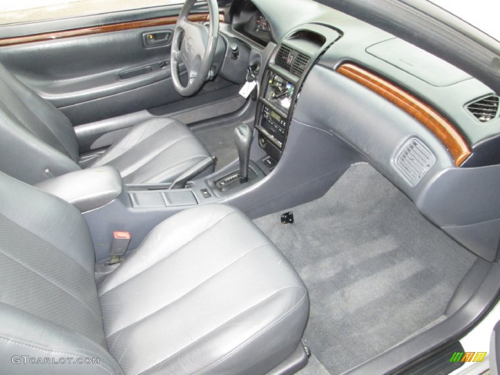 2001 Toyota Solara SLE V6 Convertible Charcoal Dashboard Photo #79966576