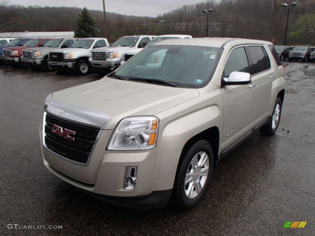 Champagne Silver Metallic 2013 GMC Terrain SLE Exterior Photo #79966934