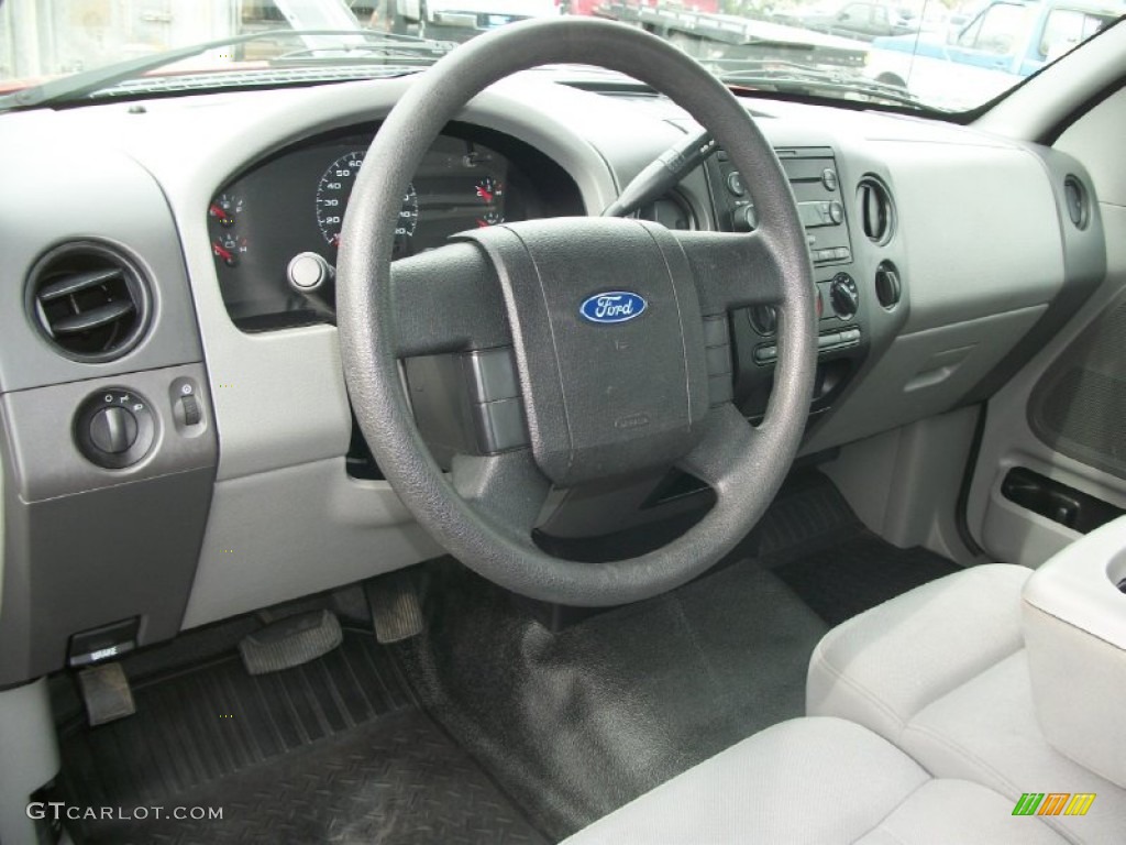2006 Ford F150 STX Regular Cab Medium Flint Dashboard Photo #79967097