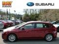 2013 Camellia Red Pearl Subaru Impreza 2.0i Premium 5 Door  photo #1