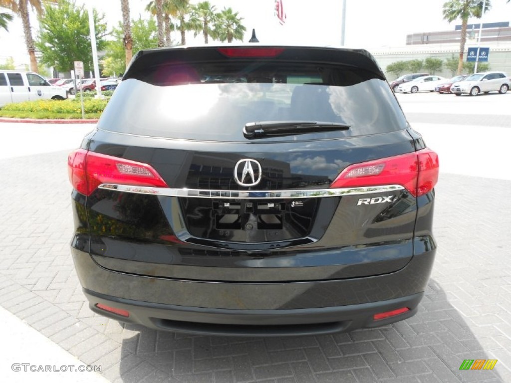 2013 MDX SH-AWD Advance - Crystal Black Pearl / Parchment photo #6