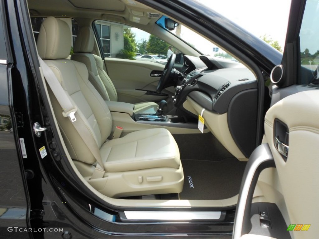 2013 MDX SH-AWD Advance - Crystal Black Pearl / Parchment photo #13