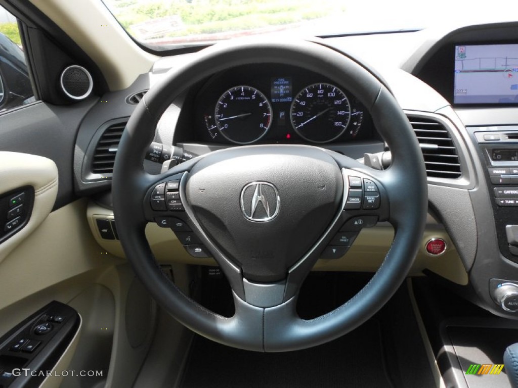 2013 MDX SH-AWD Advance - Crystal Black Pearl / Parchment photo #16