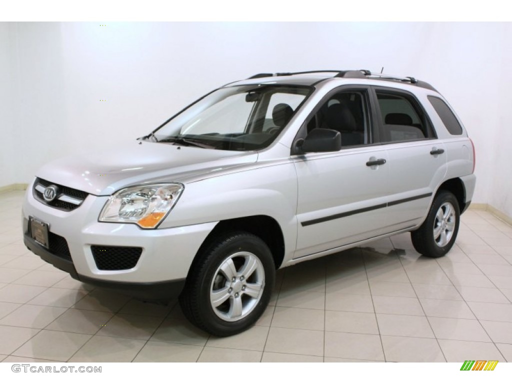 Bright Silver 2009 Kia Sportage LX Exterior Photo #79968407