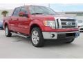 2011 Red Candy Metallic Ford F150 Lariat SuperCrew  photo #1