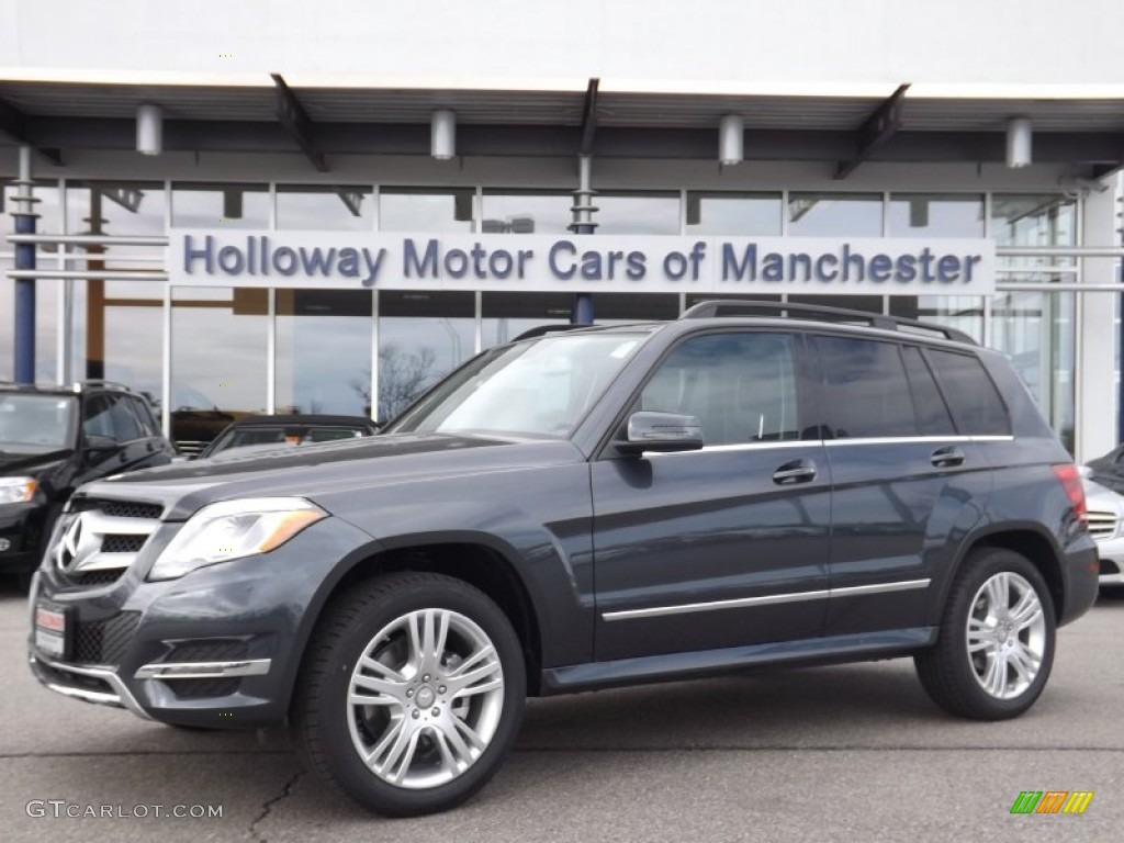 2013 GLK 350 4Matic - Steel Grey Metallic / Black photo #1