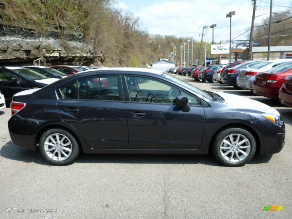 2013 Impreza 2.0i Premium 4 Door - Dark Gray Metallic / Black photo #5