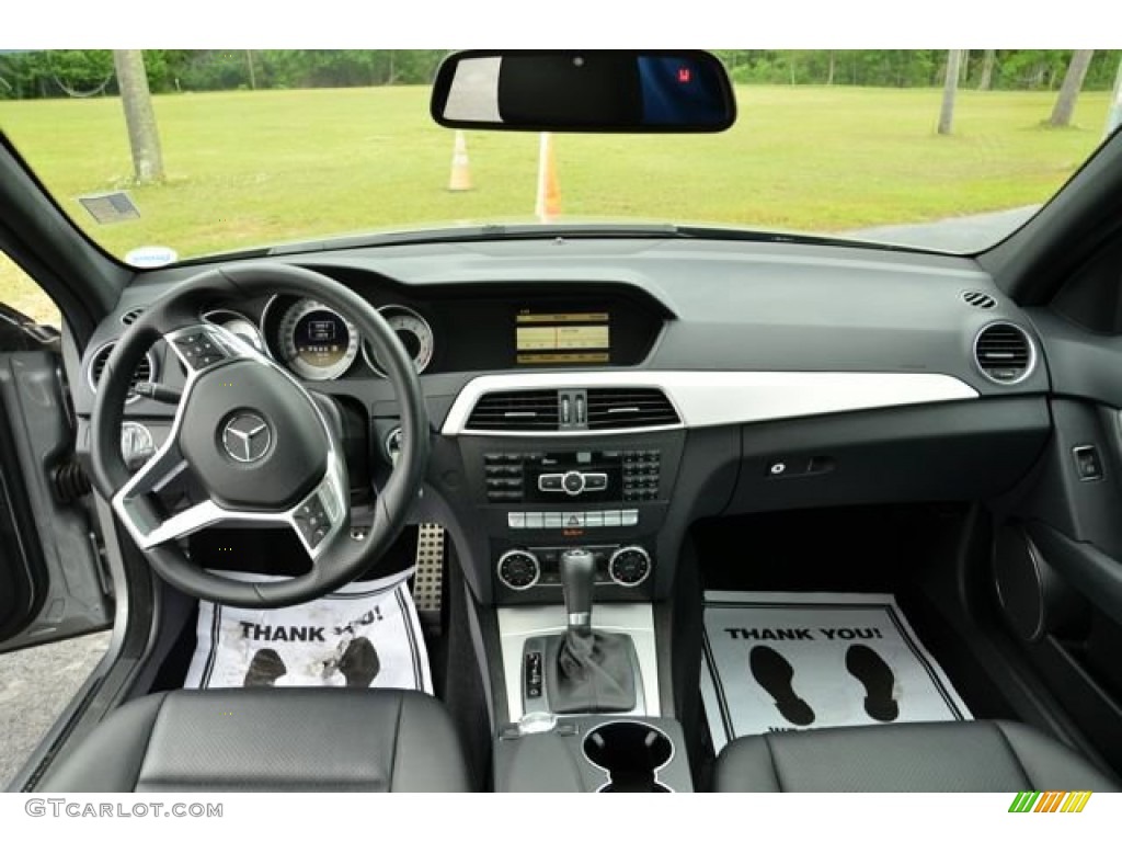 2012 Mercedes-Benz C 250 Sport Black Dashboard Photo #79971629