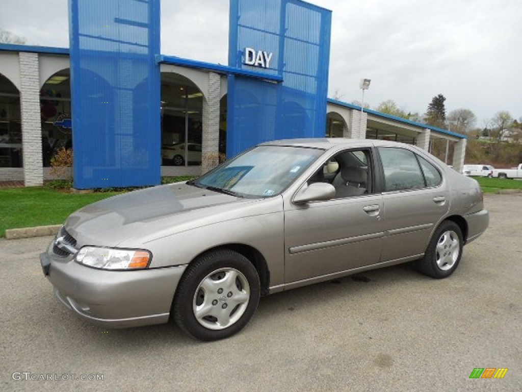 2000 Altima GXE - Brushed Pewter Metallic / Dusk Gray photo #1