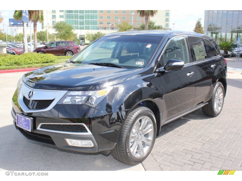 2013 MDX SH-AWD Advance - Crystal Black Pearl / Ebony photo #3