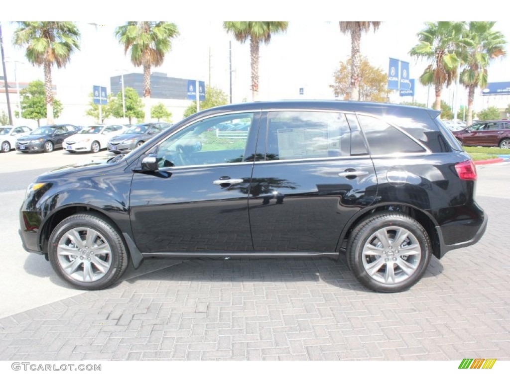 2013 MDX SH-AWD Advance - Crystal Black Pearl / Ebony photo #4