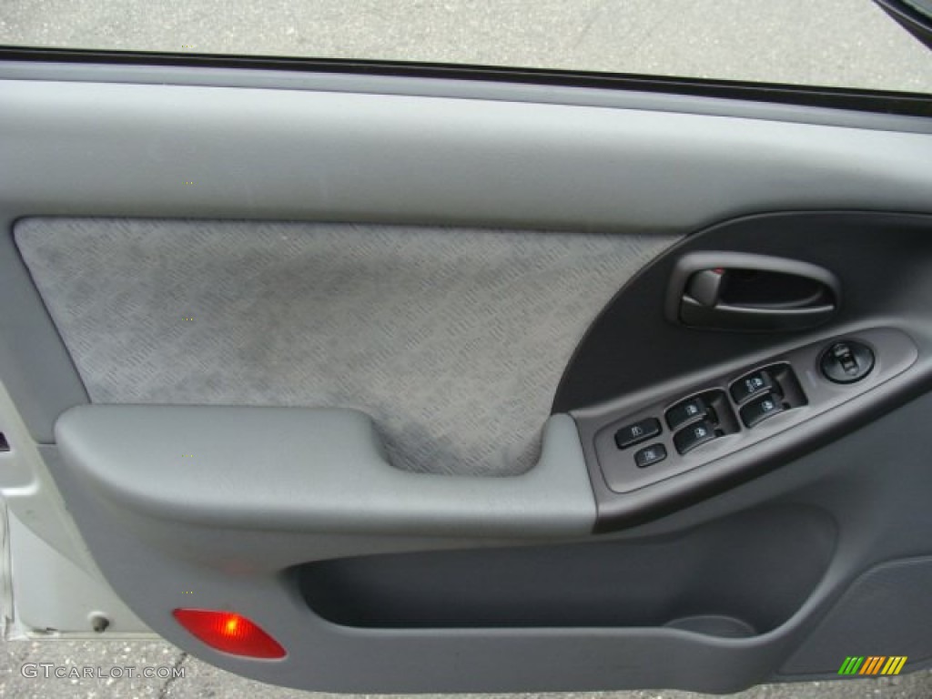 2004 Elantra GLS Sedan - Sterling Silver / Gray photo #7