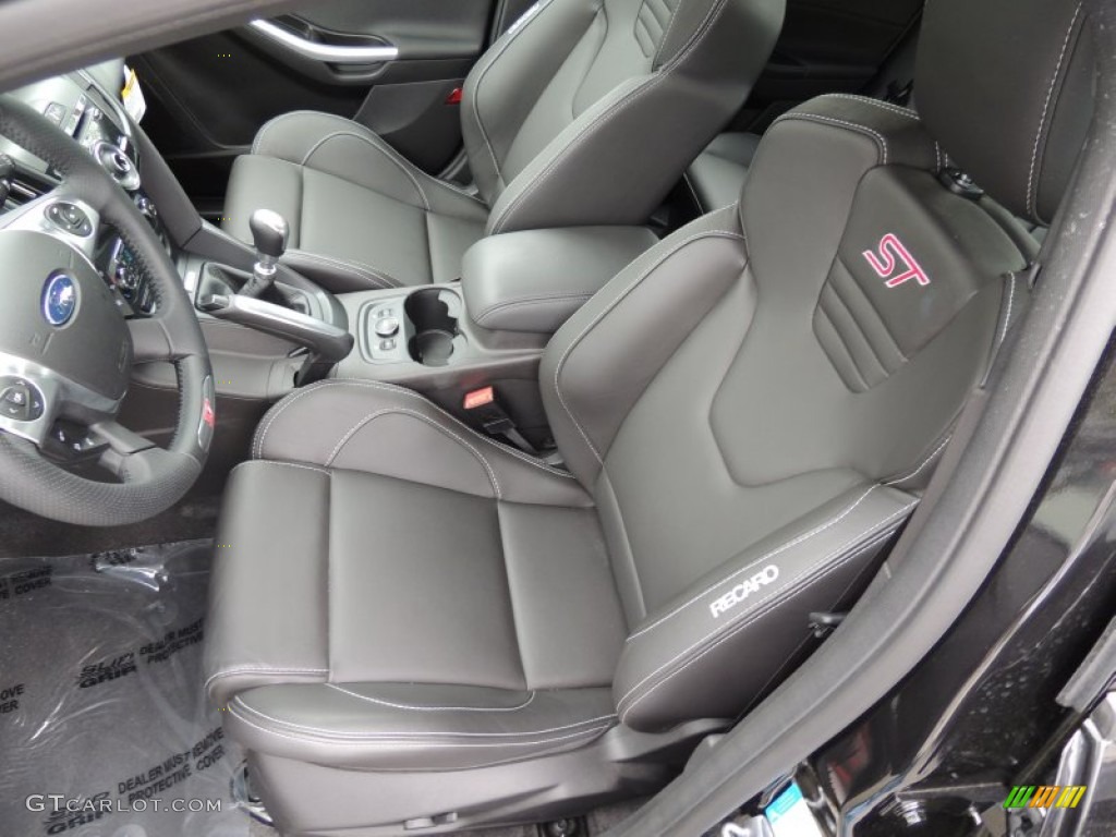 2013 Focus ST Hatchback - Tuxedo Black / ST Charcoal Black Full-Leather Recaro Seats photo #5