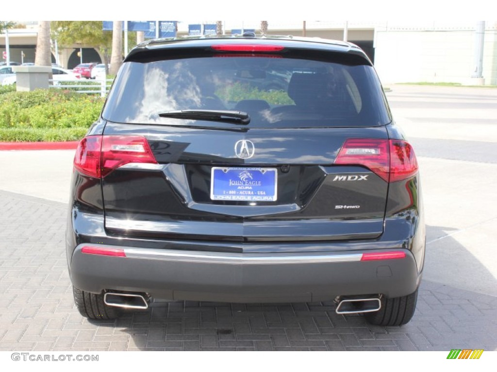 2013 MDX SH-AWD Advance - Crystal Black Pearl / Ebony photo #6