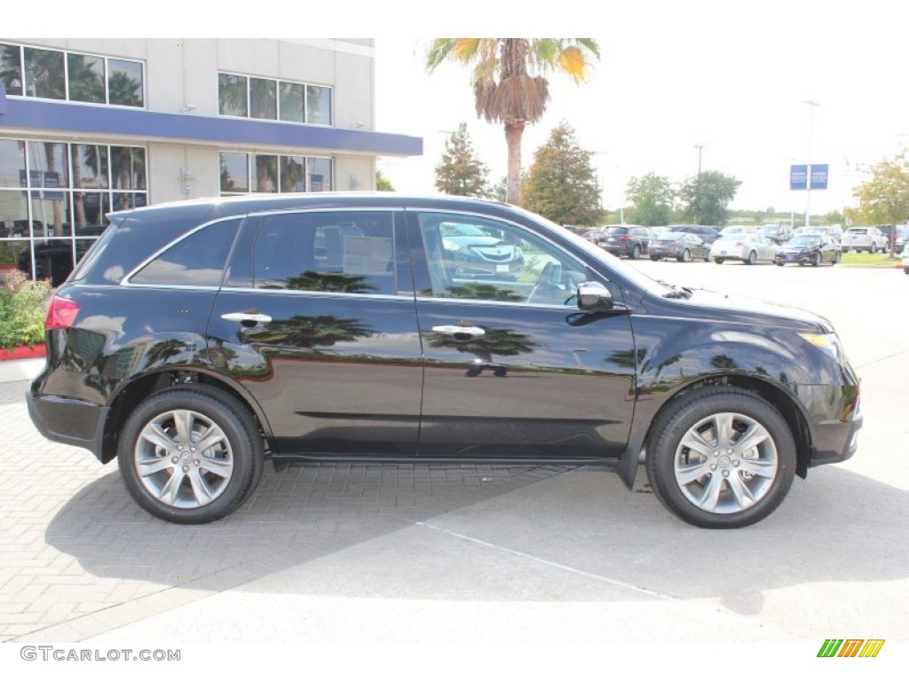 2013 MDX SH-AWD Advance - Crystal Black Pearl / Ebony photo #8