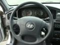 2004 Sterling Silver Hyundai Elantra GLS Sedan  photo #12