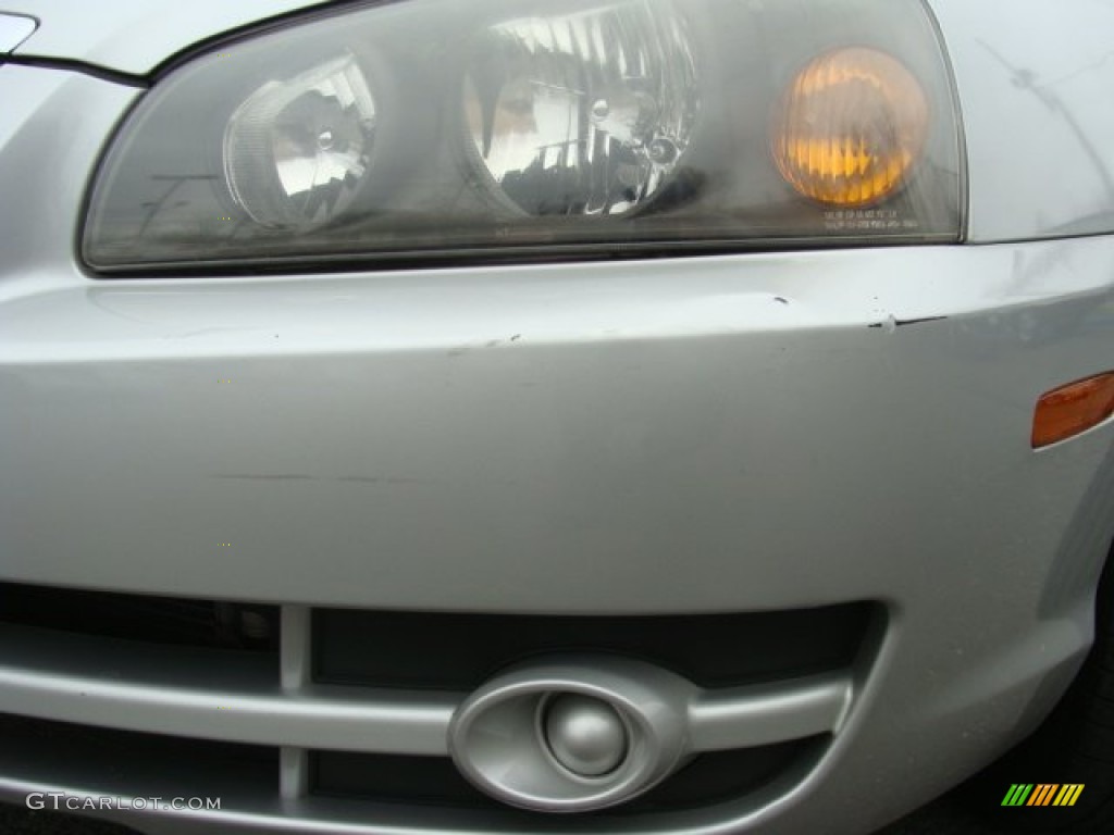 2004 Elantra GLS Sedan - Sterling Silver / Gray photo #26