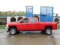 Victory Red - Silverado 2500HD Work Truck Crew Cab 4x4 Photo No. 2