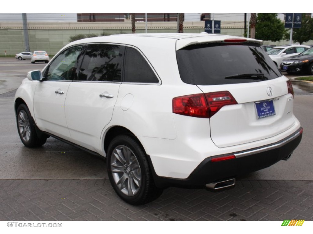 2013 MDX SH-AWD Advance - Aspen White Pearl / Parchment photo #5