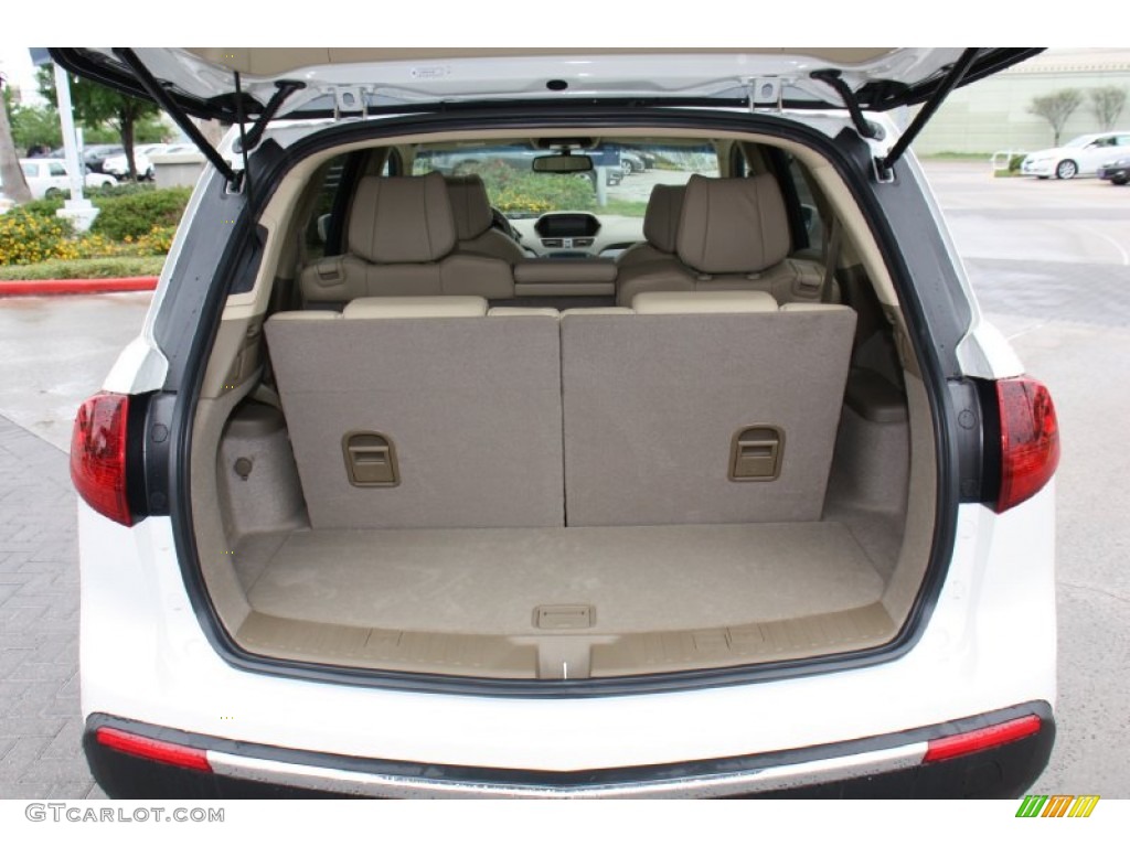 2013 MDX SH-AWD Advance - Aspen White Pearl / Parchment photo #16