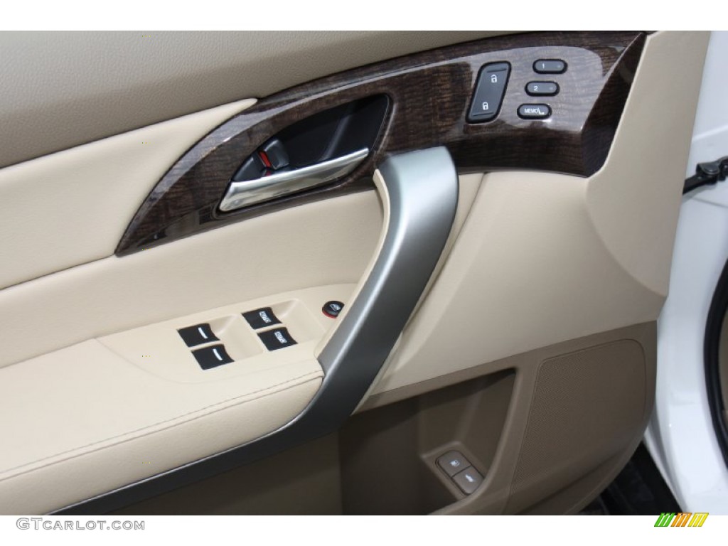 2013 MDX SH-AWD Advance - Aspen White Pearl / Parchment photo #22