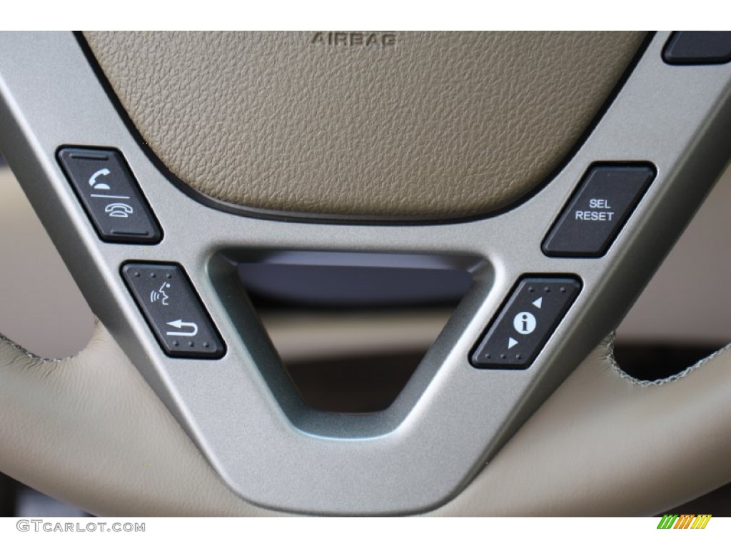 2013 MDX SH-AWD Advance - Aspen White Pearl / Parchment photo #35