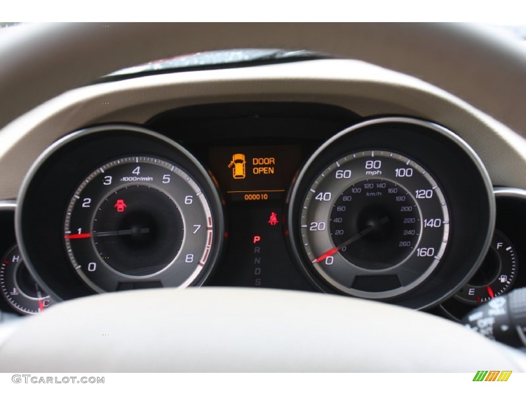 2013 MDX SH-AWD Advance - Aspen White Pearl / Parchment photo #36