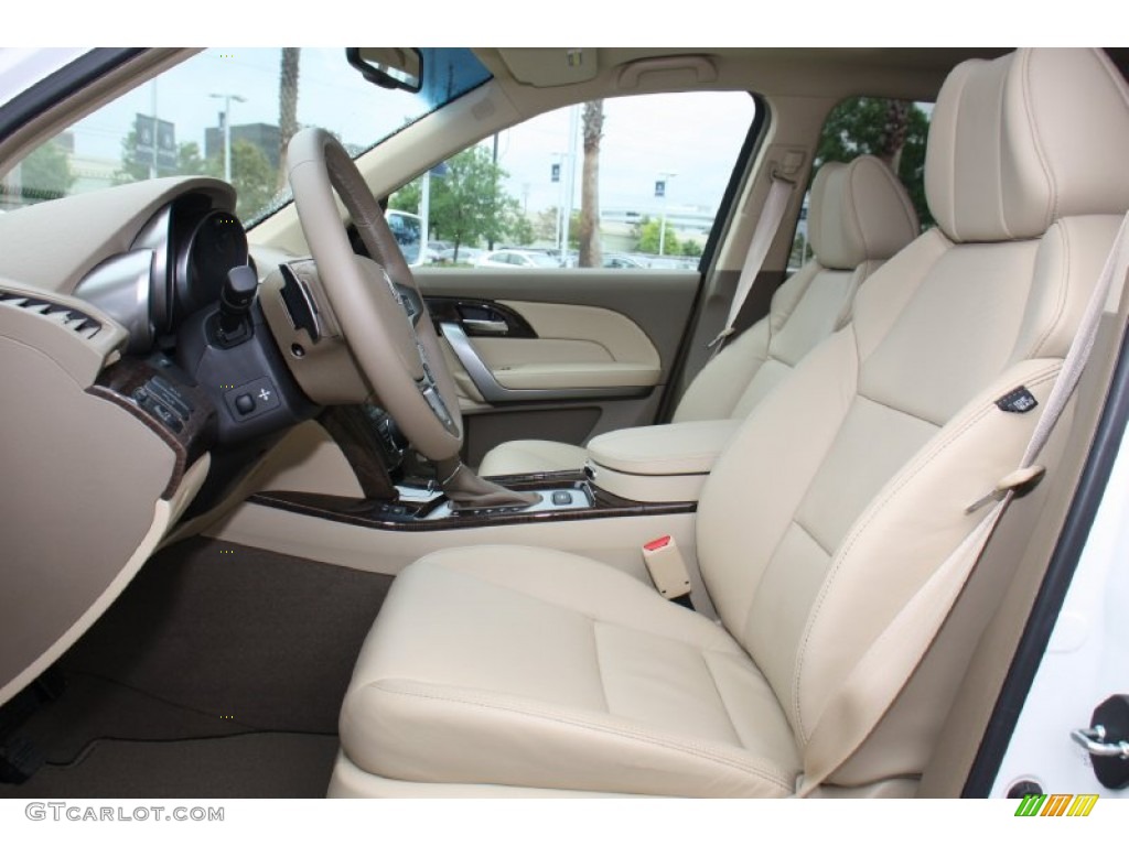 2013 MDX SH-AWD Advance - Aspen White Pearl / Parchment photo #11