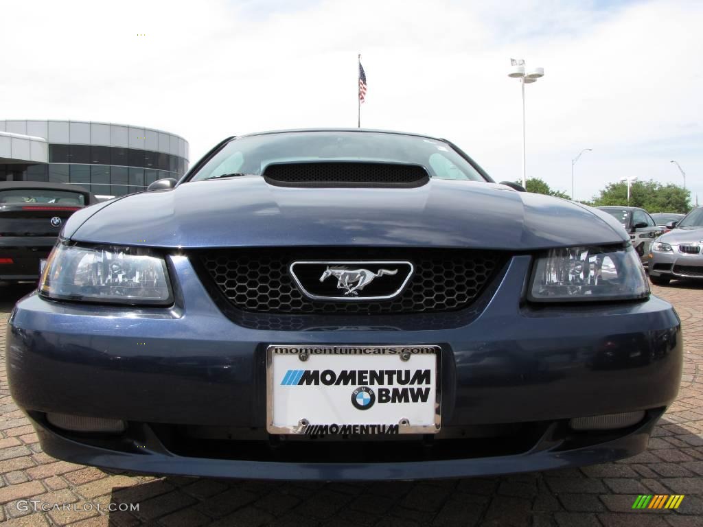 2001 Mustang GT Coupe - True Blue Metallic / Medium Graphite photo #8