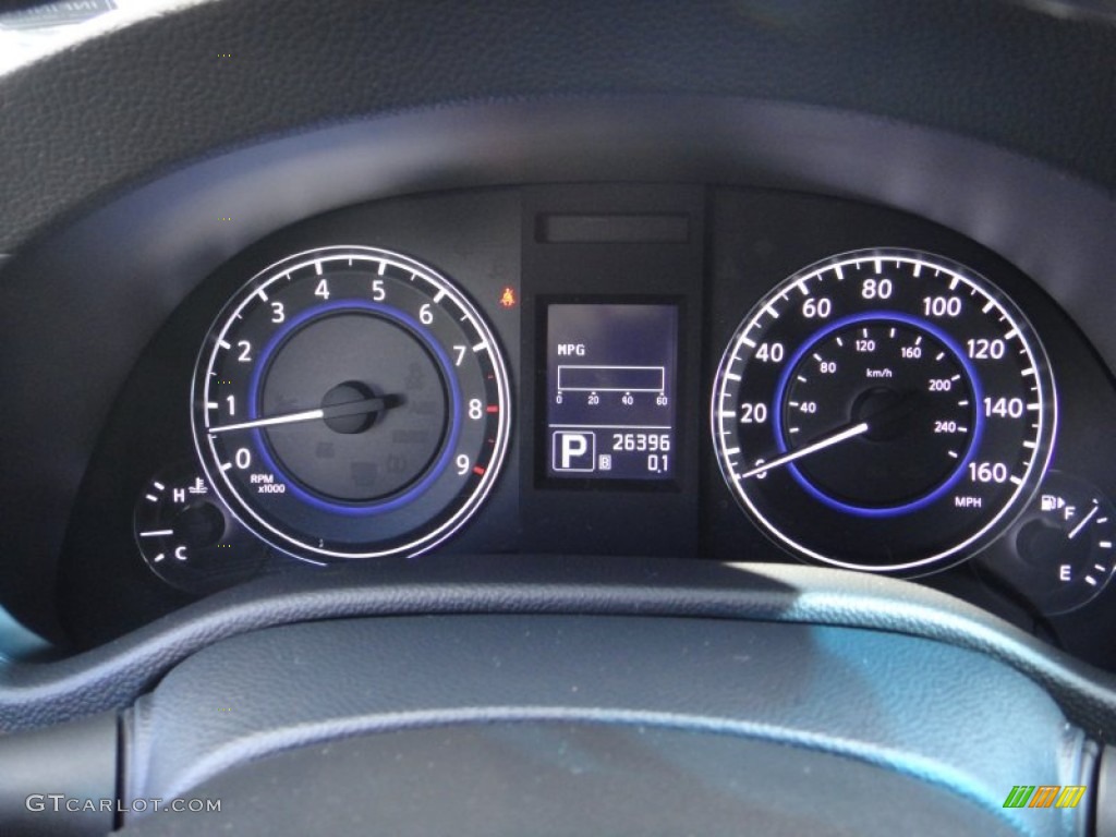 2011 G 37 x AWD Coupe - Blue Slate / Graphite photo #7