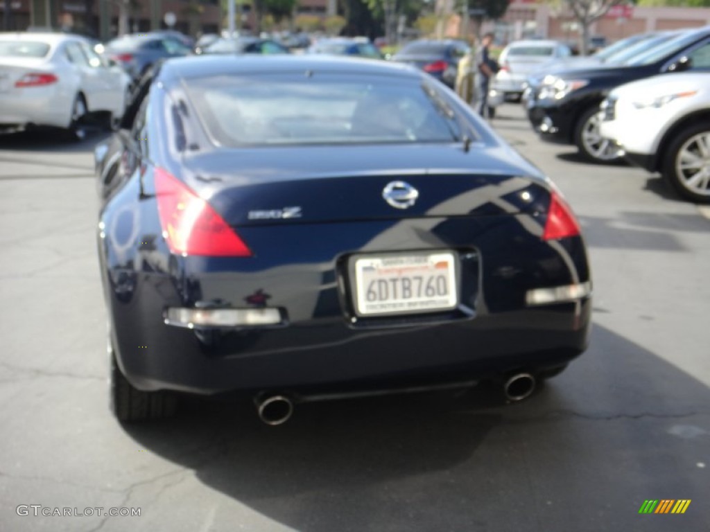 2008 350Z Coupe - San Marino Blue / Charcoal photo #5