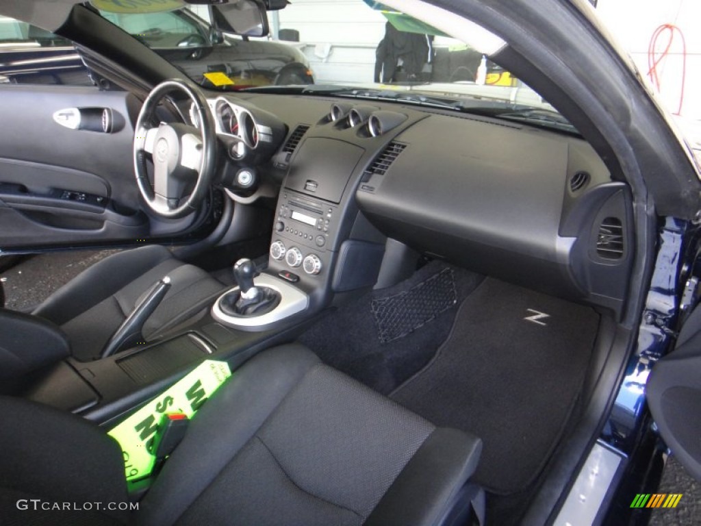 2008 350Z Coupe - San Marino Blue / Charcoal photo #18