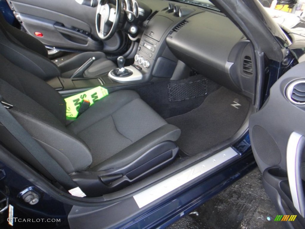 2008 350Z Coupe - San Marino Blue / Charcoal photo #19