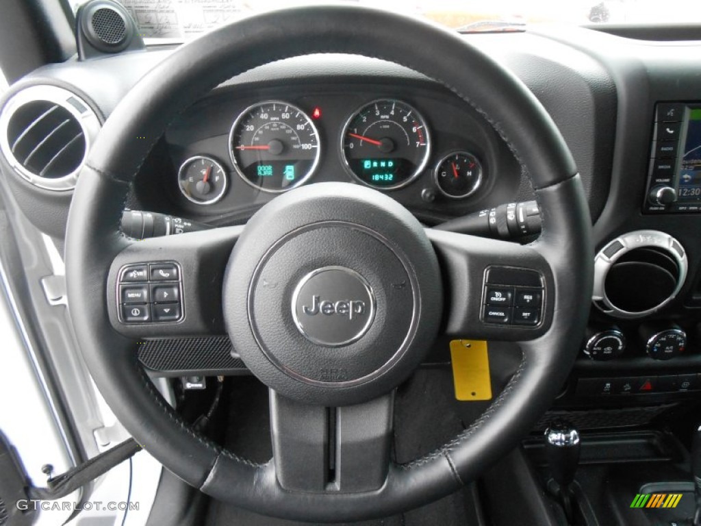 2011 Jeep Wrangler Unlimited Sahara 4x4 Steering Wheel Photos