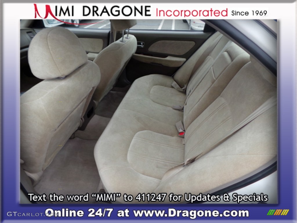 2002 Sonata GLS V6 - Noble White / Beige photo #9
