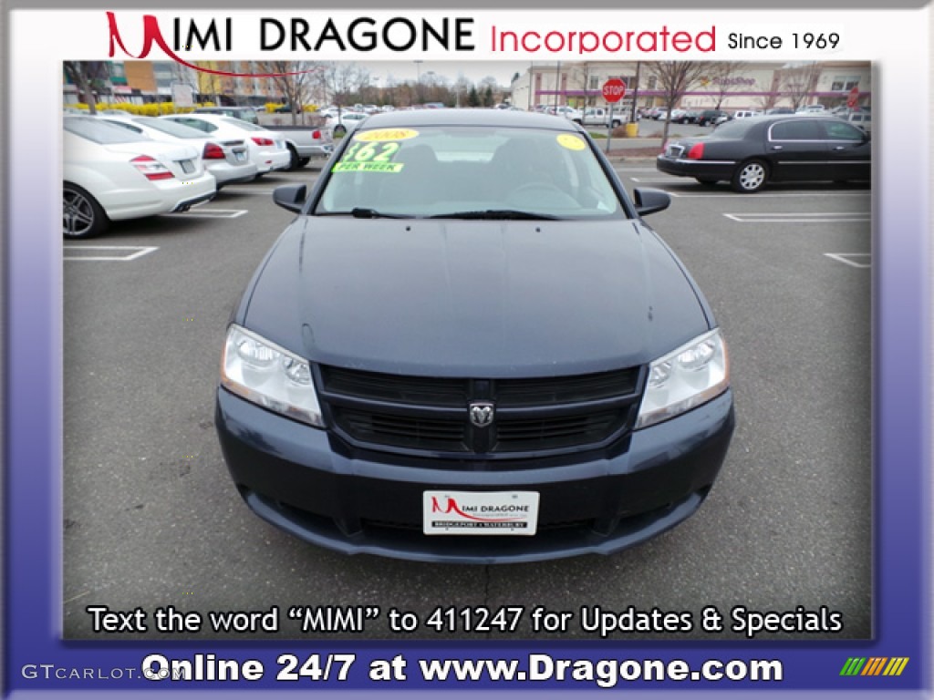 2008 Avenger SE - Modern Blue Pearl / Dark Slate Gray/Light Slate Gray photo #1