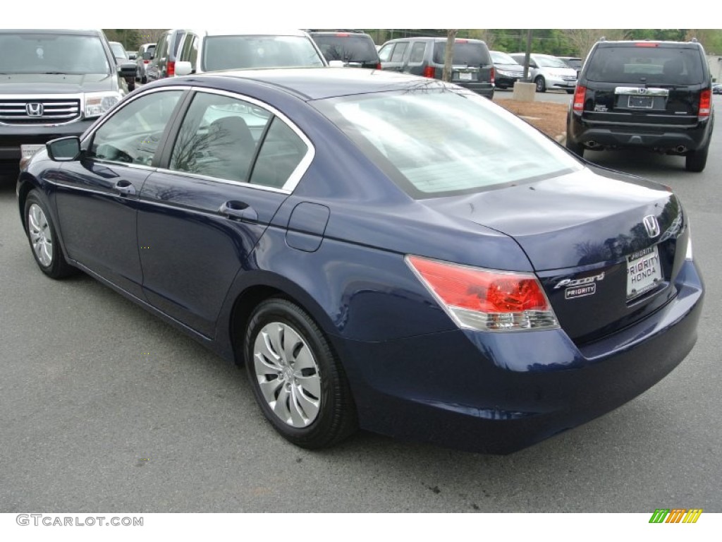 2010 Accord LX Sedan - Royal Blue Pearl / Gray photo #4