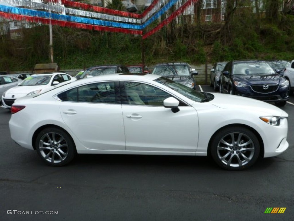 Snowflake White Pearl Mica 2014 Mazda MAZDA6 Grand Touring Exterior Photo #79979816