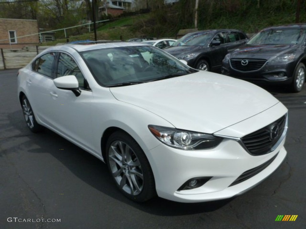 Snowflake White Pearl Mica 2014 Mazda MAZDA6 Grand Touring Exterior Photo #79979837