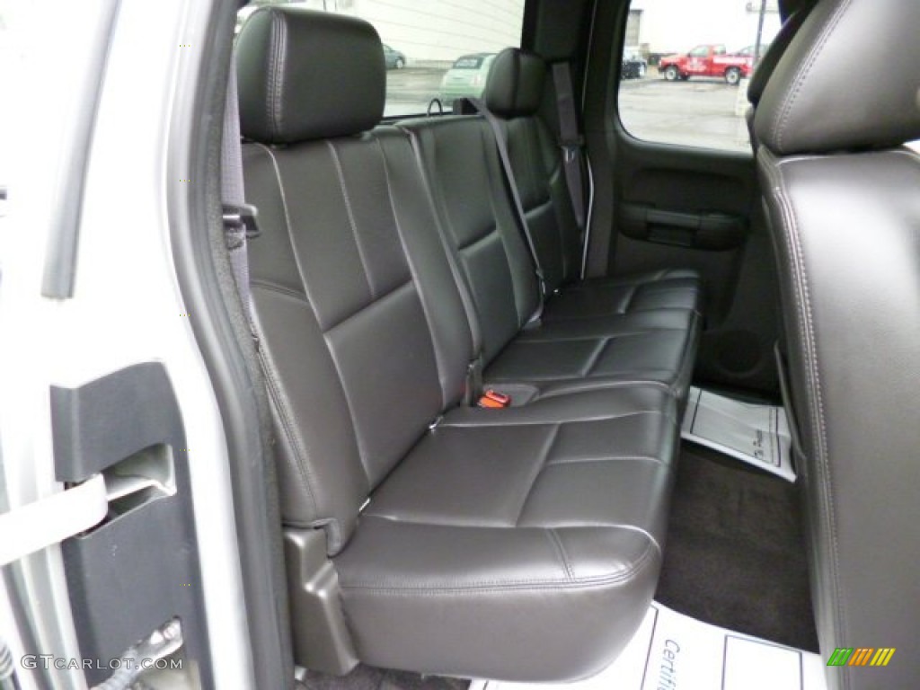 2011 Silverado 1500 LTZ Extended Cab 4x4 - Sheer Silver Metallic / Ebony photo #12