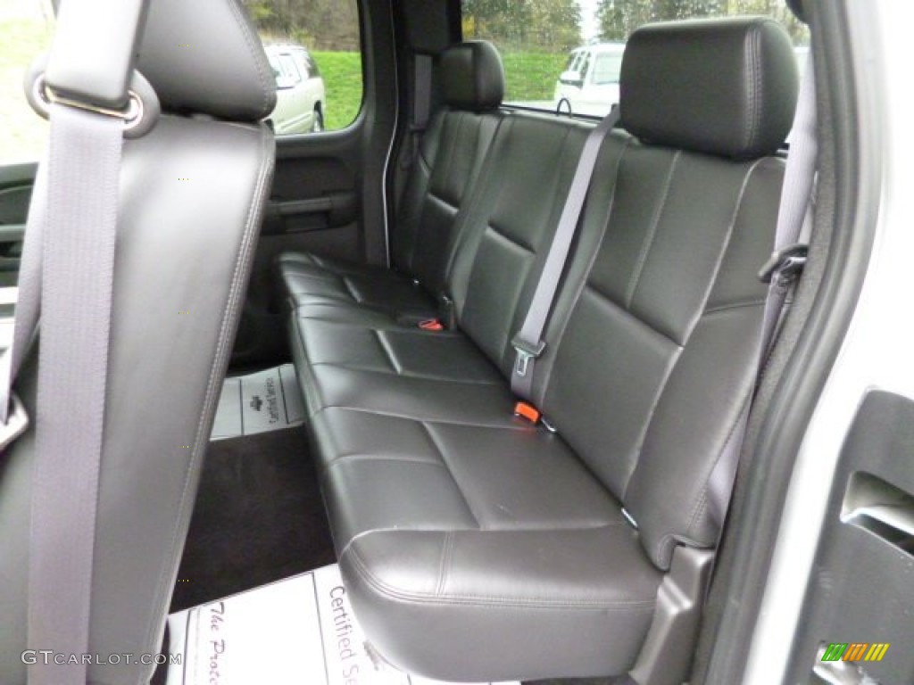 2011 Silverado 1500 LTZ Extended Cab 4x4 - Sheer Silver Metallic / Ebony photo #14