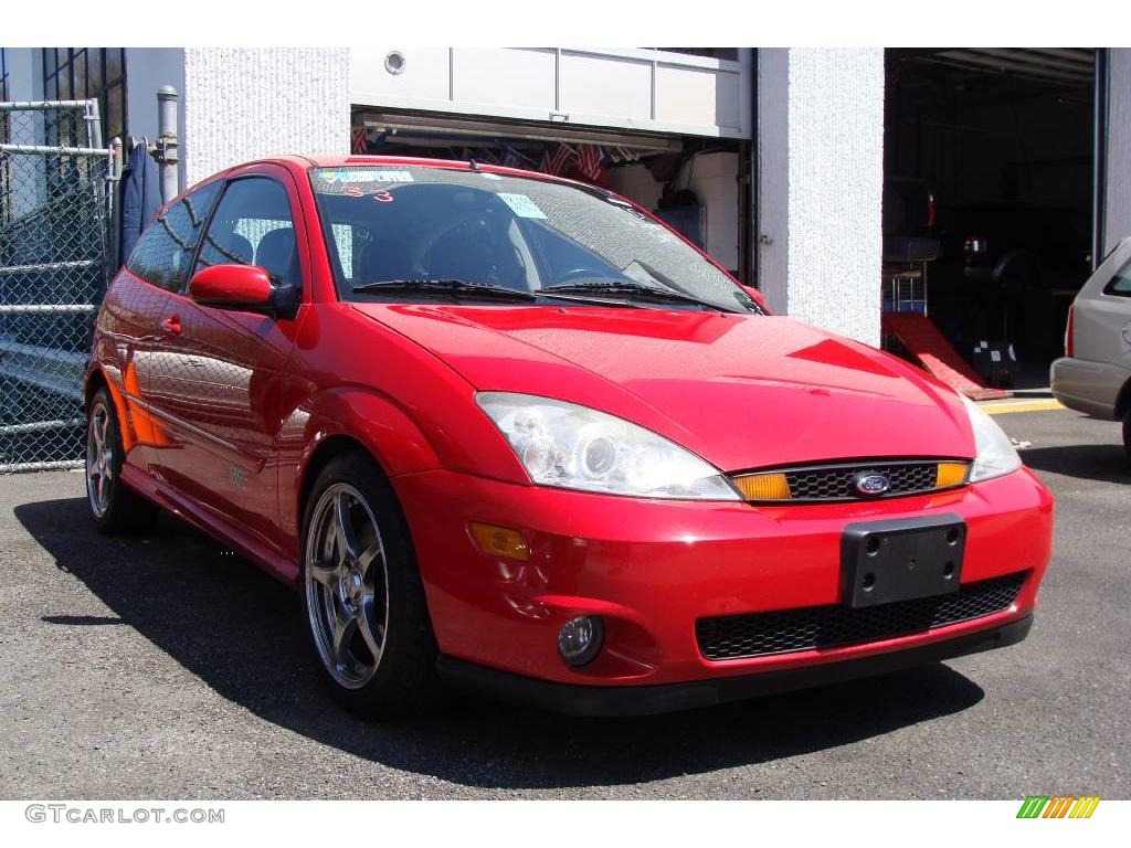 2003 Focus SVT Hatchback - Infra-Red / Black/Red photo #3