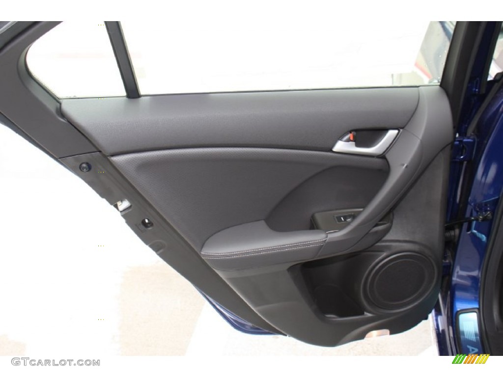 2013 Acura TSX Technology Ebony Door Panel Photo #79980217