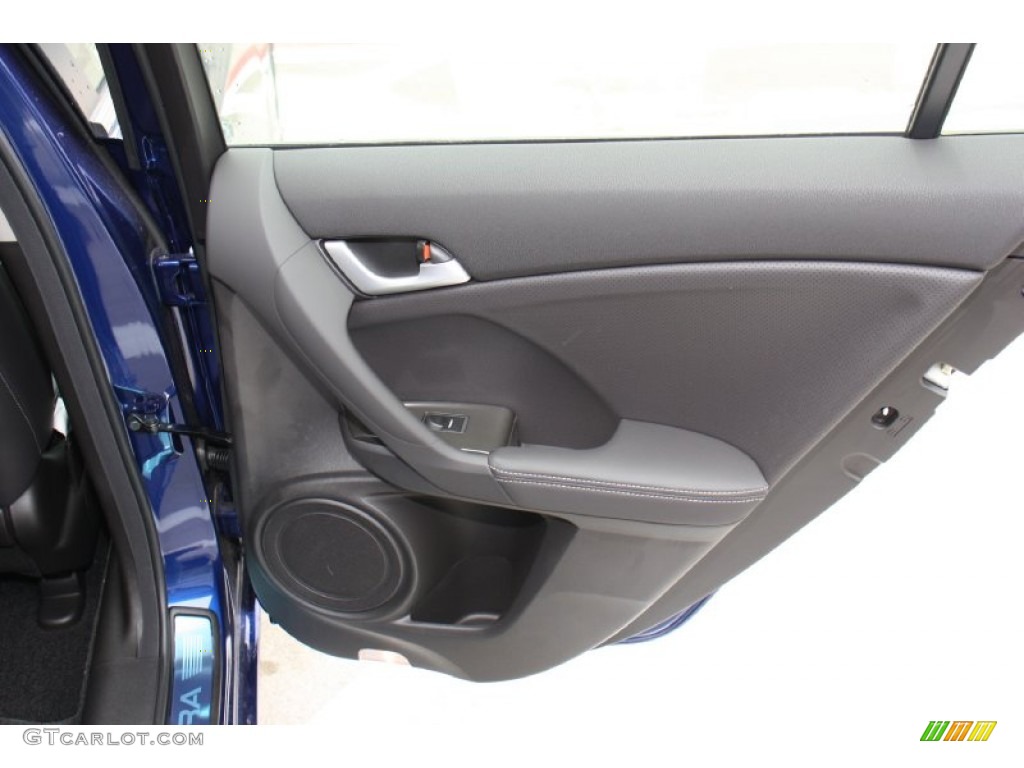 2013 Acura TSX Technology Ebony Door Panel Photo #79980280