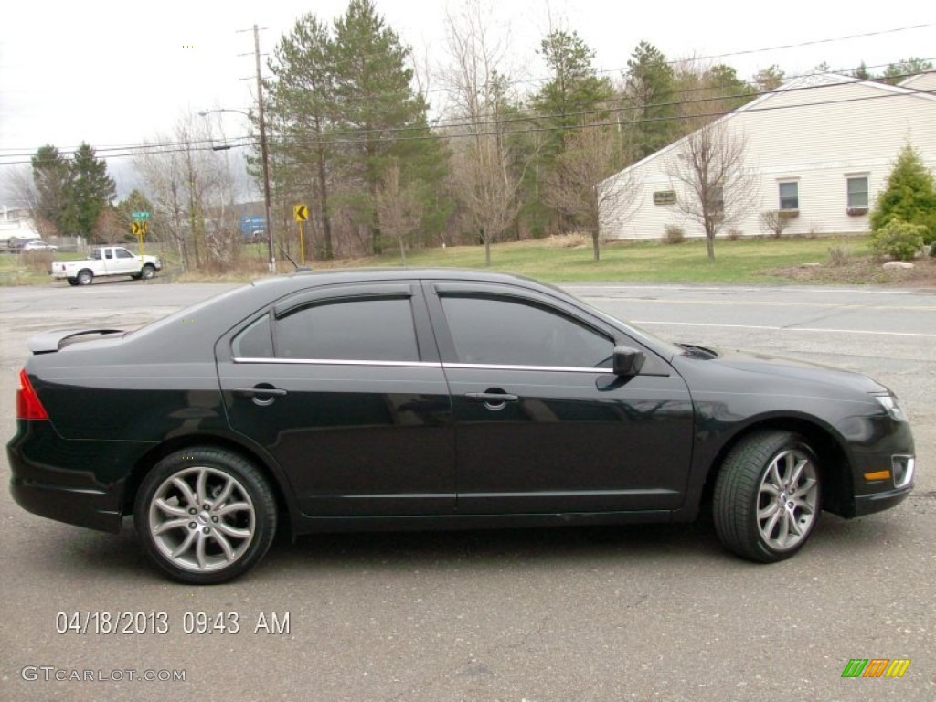 2010 Fusion SEL V6 AWD - Tuxedo Black Metallic / Charcoal Black photo #4