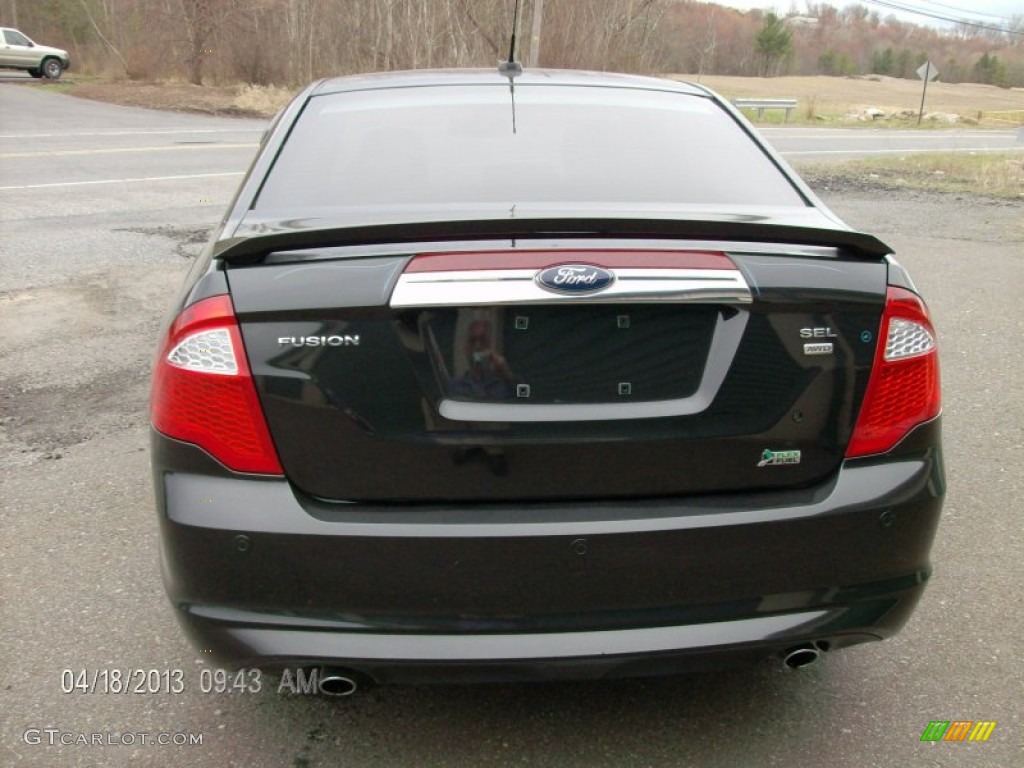 2010 Fusion SEL V6 AWD - Tuxedo Black Metallic / Charcoal Black photo #6