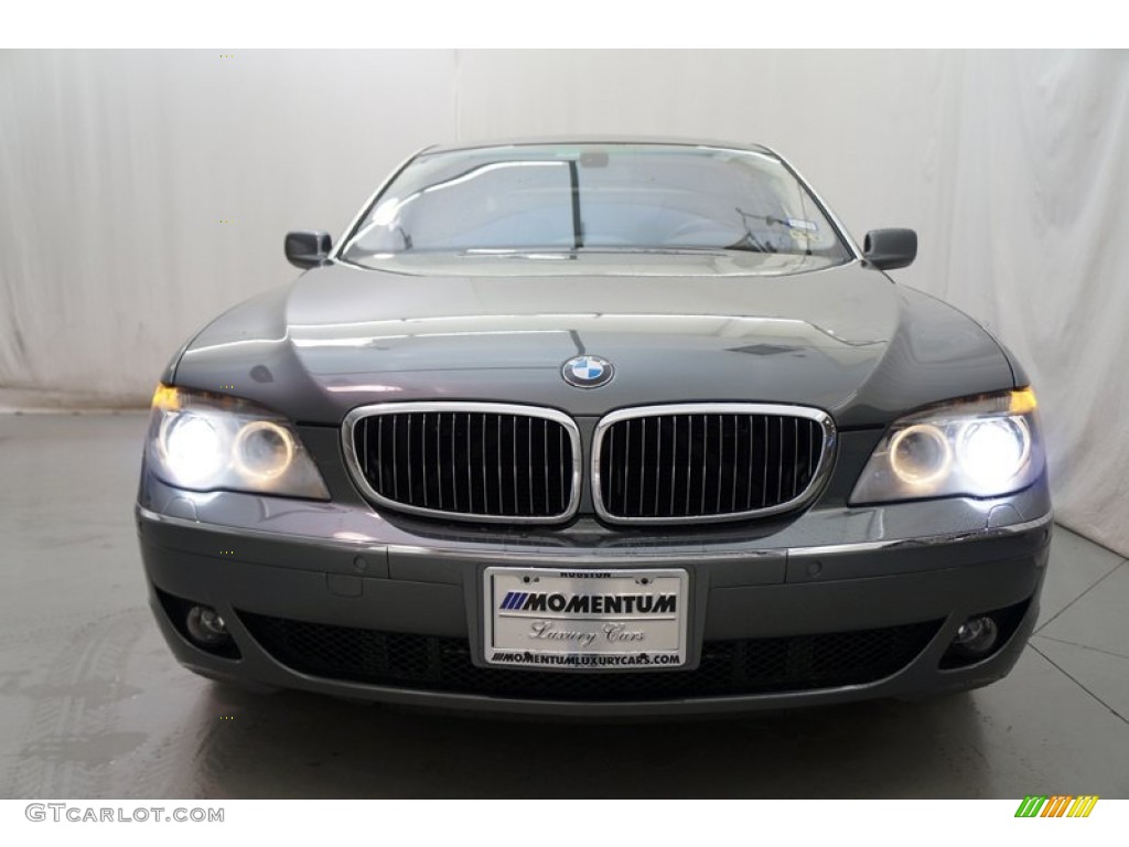 2006 7 Series 750Li Sedan - Sterling Grey Metallic / Basalt Grey/Flannel Grey photo #10