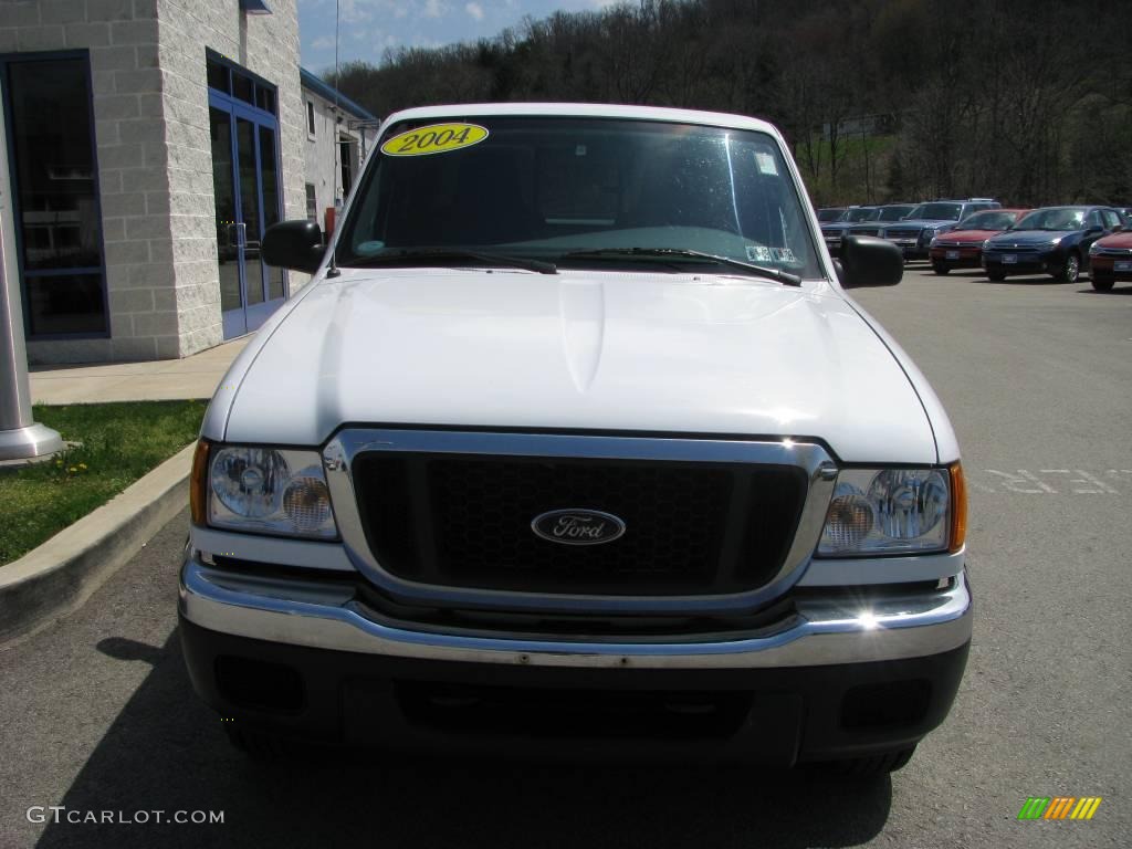 2004 Ranger XLT SuperCab 4x4 - Oxford White / Medium Dark Flint photo #3