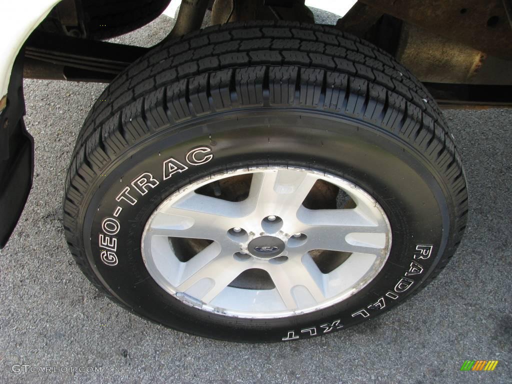 2004 Ranger XLT SuperCab 4x4 - Oxford White / Medium Dark Flint photo #5